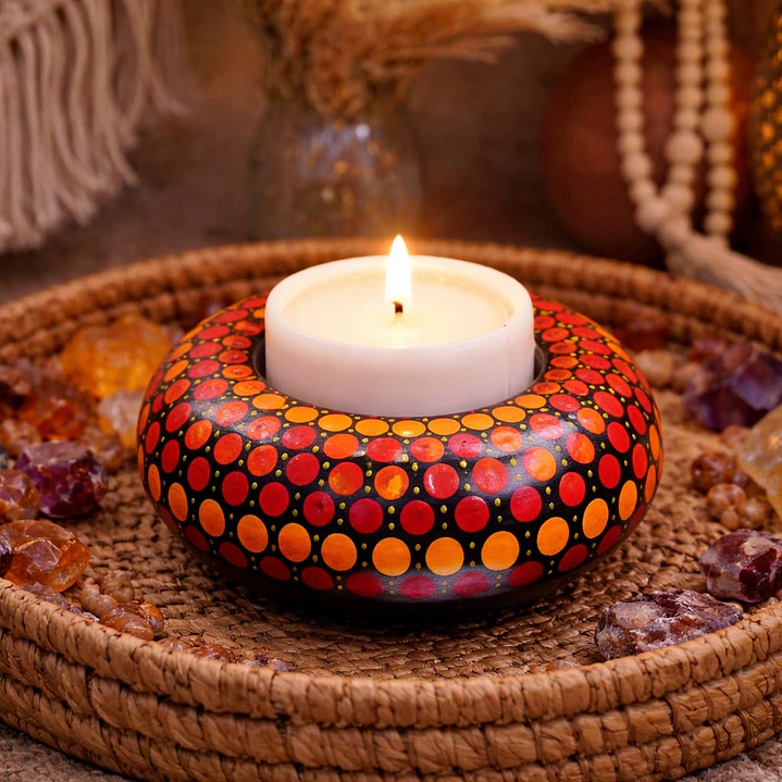 PORTA VELON NARANJA 10 x 5 cm 2