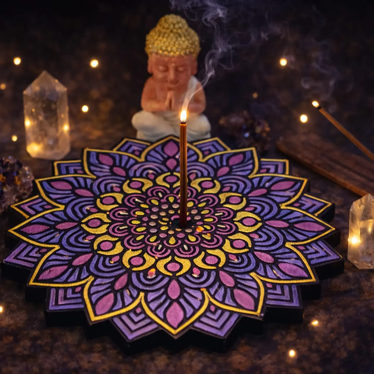 INCENSÁRIO MORADO 14 CM 1