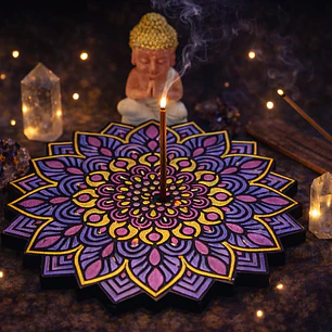 INCENSÁRIO MORADO 14 CM