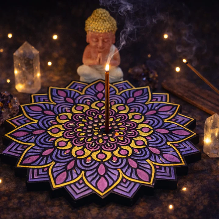 INCENSÁRIO MORADO 14 CM 1