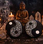 PIEDRA MANDALA YING YANG 6,5 CM - Miniatura 1