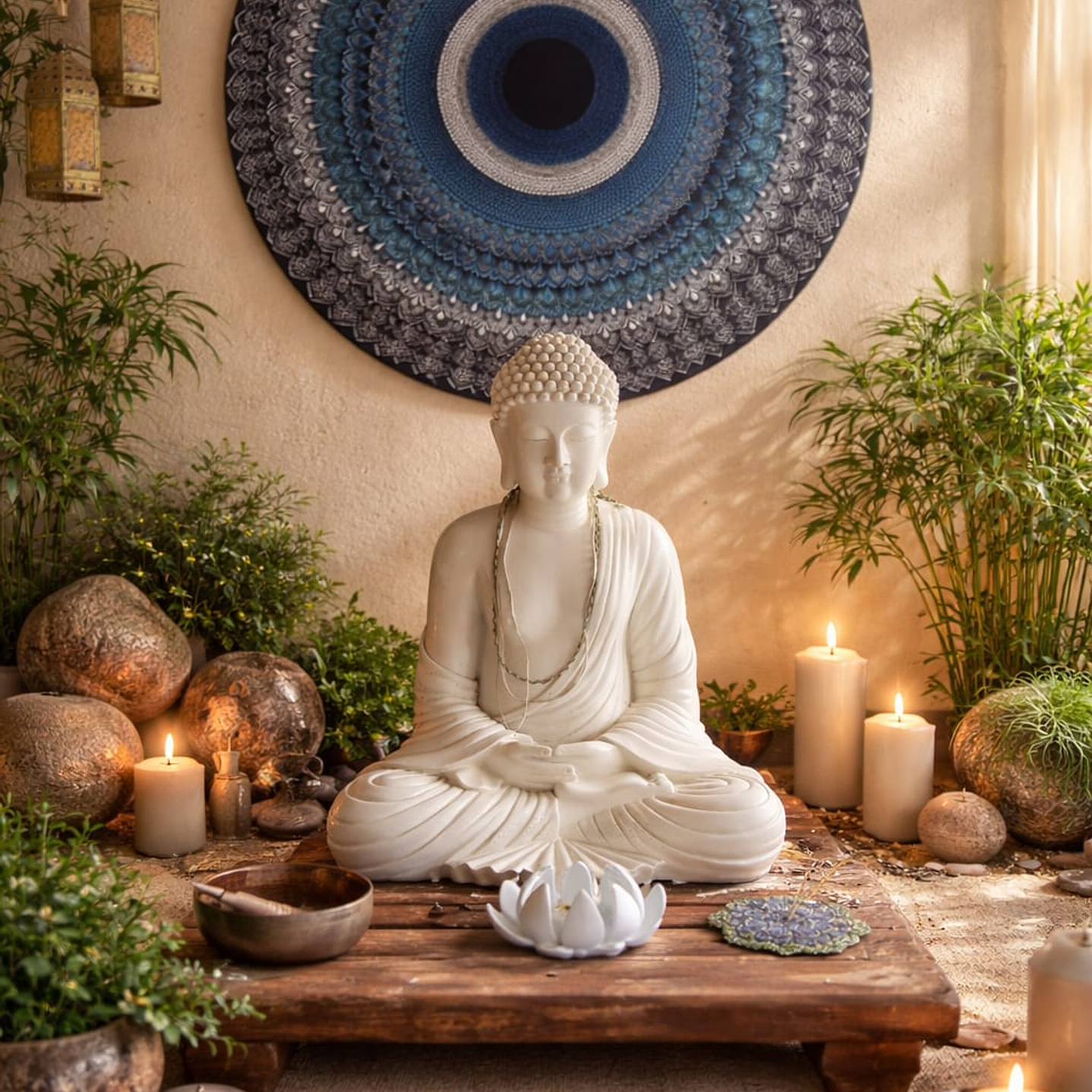 GRAN MANDALA OJO TURCO 90 CM DIAMETRO 1