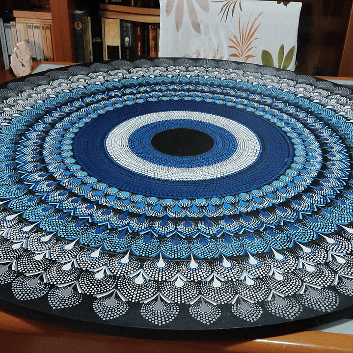 GRAN MANDALA OJO TURCO 90 CM DIAMETRO 5