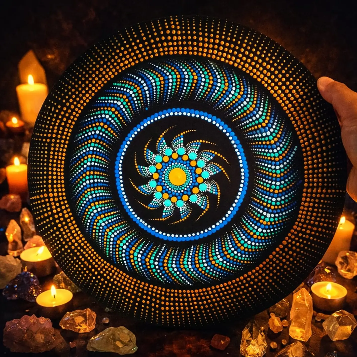 MANDALA RUEDA ORUGUS 30 CM 1