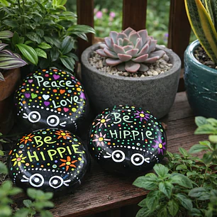 PIEDRA CONJUNTO LADYBIRD HIPPIES 6,5 CM
