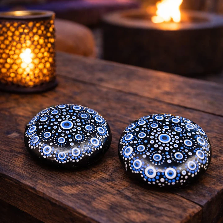 PIEDRA OJO TURCO 6,5CM  1