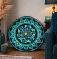 MANDALA PARED GREEN FLOWER 45 CM - Miniatura 2