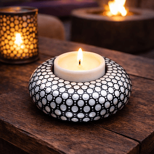 PORTA VELON BLANCO 10 x 5 cm