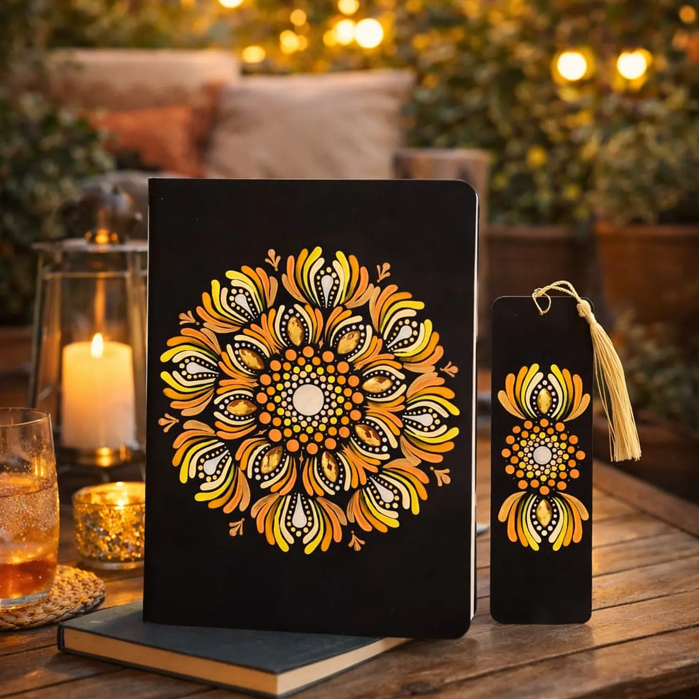 LIBRETA FLOR NARANJA 1