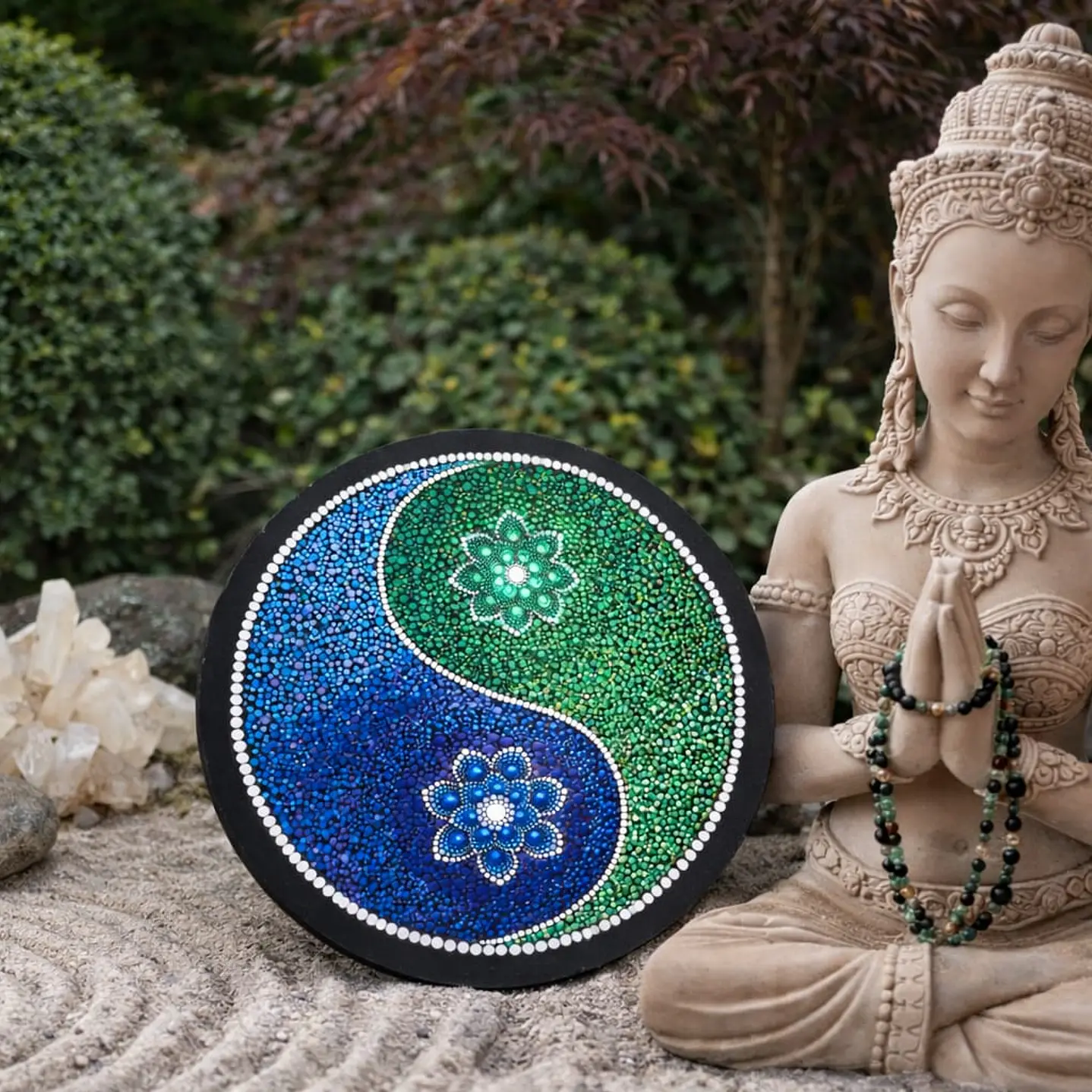 MANDALA YING & YANG COLORIDO 30 CM 1