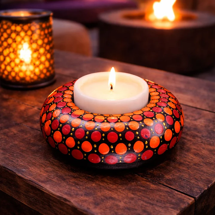 PORTA VELON NARANJA 10 x 5 cm 1