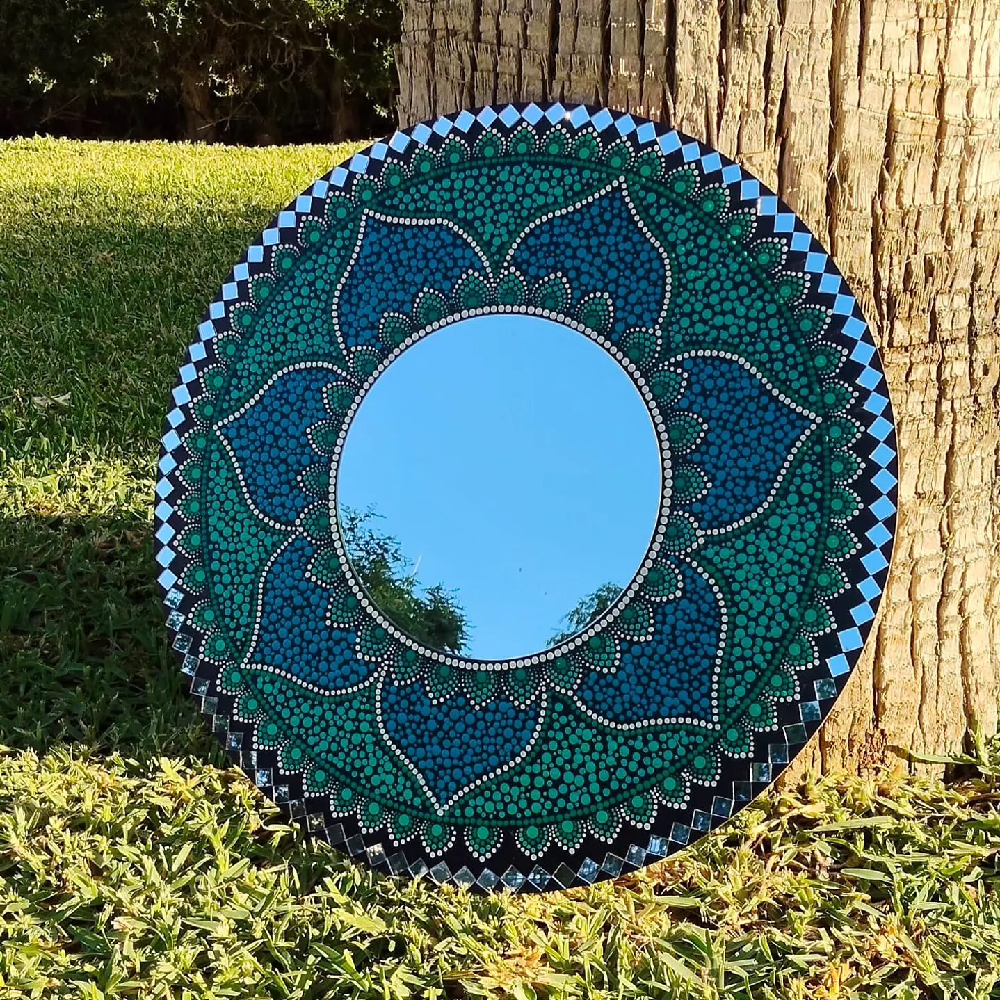 ESPEJO MANDALA FIORE 45 CM 3