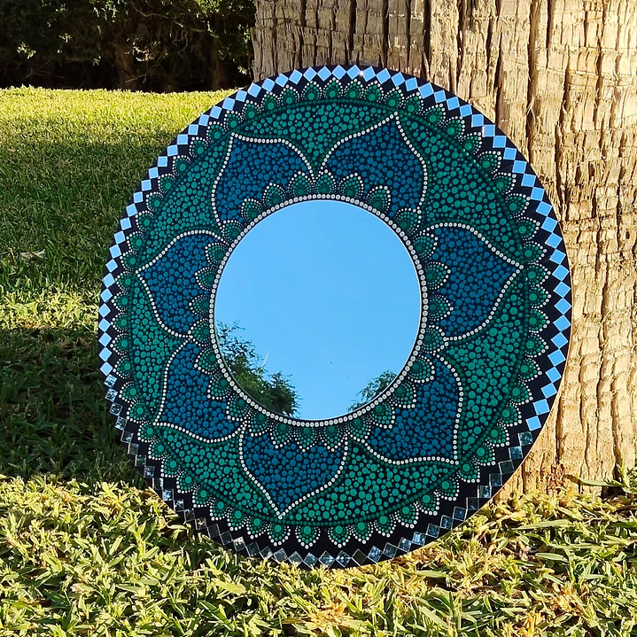 ESPEJO MANDALA FIORE 45 CM 3