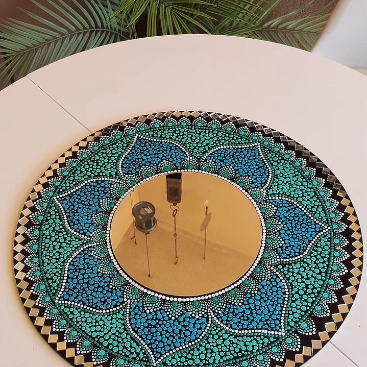 ESPEJO MANDALA FIORE 45 CM 4