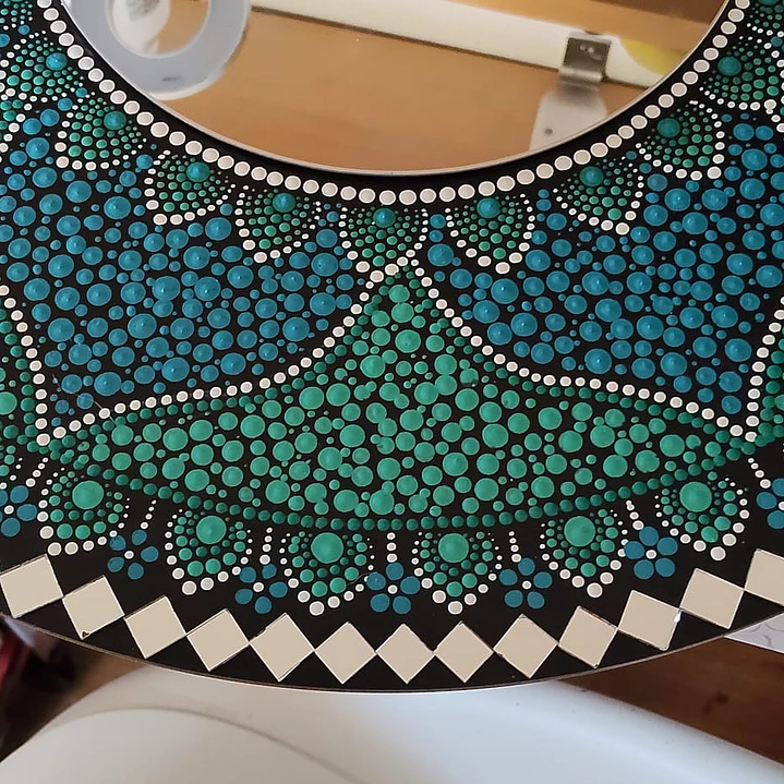 ESPEJO MANDALA FIORE 45 CM 5