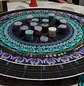 ESPEJO MANDALA TURQUESA Y MORADO 70 CM  - Miniatura 7