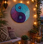 MANDALA YING YANG MORADO Y CELESTE 50 CM - Miniatura 2