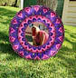 ESPEJO MANDALA MORADO Y ROSA 70 CM - Miniatura 3