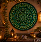 MANDALA PARED 4 CHAKRA VERDE 90 CM - Miniatura 1
