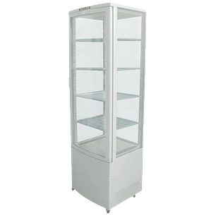 Vitrina Pastelera Vertical Cuadrada Blanca 235 Lts Vert-235L Ventus
