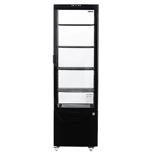 Vitrina Pastelera Vertical Cuadrada Negra 235 Lts Vert-235Ne Ventus