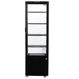 Vitrina Pastelera Vertical Cuadrada Negra 230 Lts Vert-238Ne Ventus