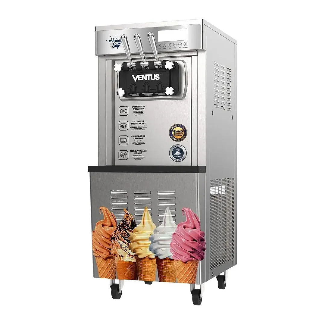 Maquina de Helado Soft Pedestal 25 Lts/H VSP-25 FLEX Ventus 1