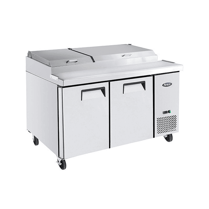 Mesón Pizzero 2 Puertas Acero 524L Atosa 2