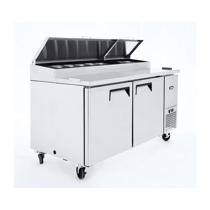 Mesón Pizzero 2 Puertas Acero 524L Atosa 4