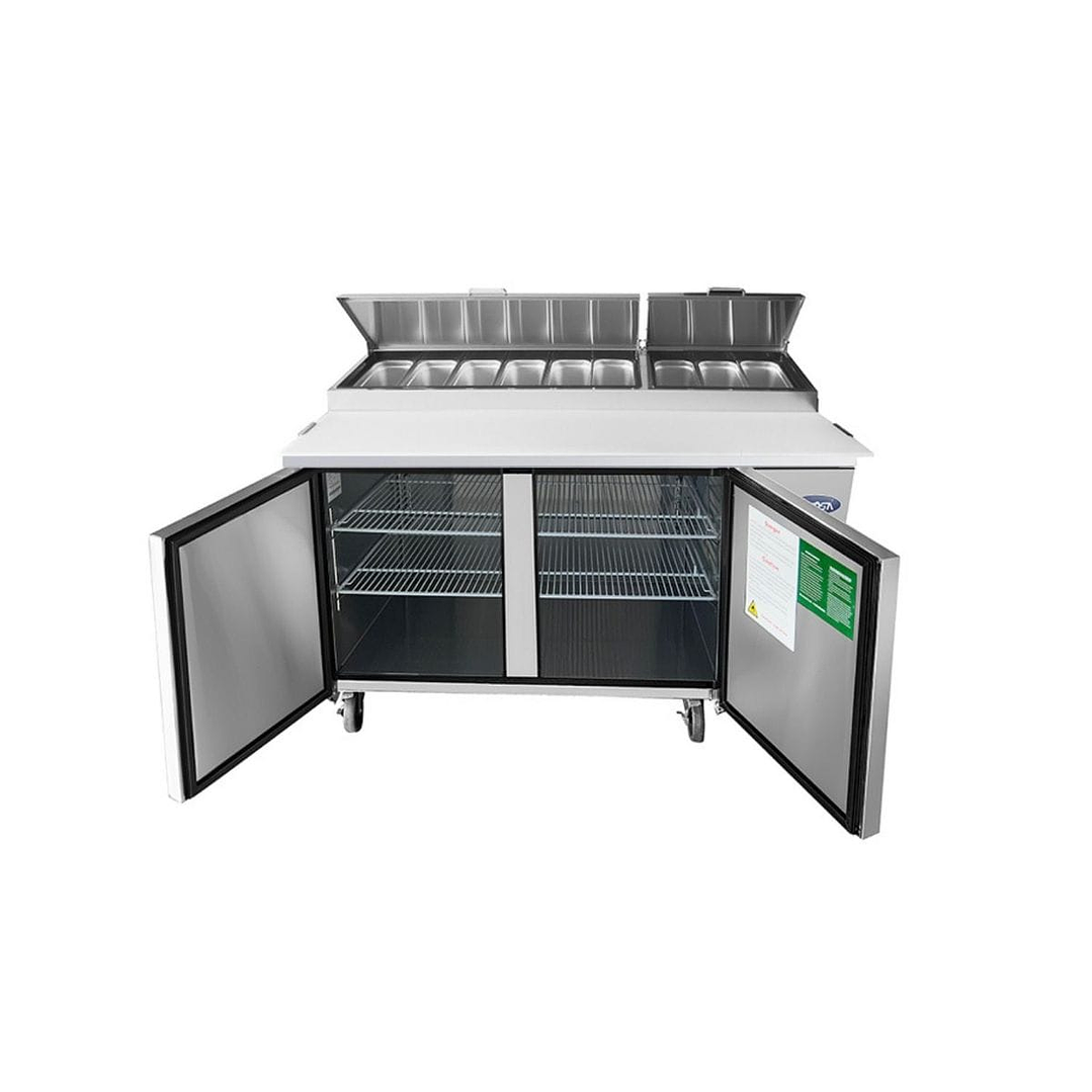 Mesón Pizzero 2 Puertas Acero 524L Atosa 5