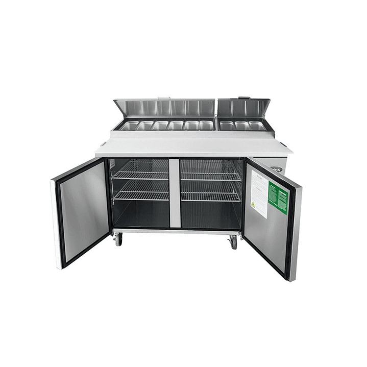 Mesón Pizzero 2 Puertas Acero 524L Atosa 5