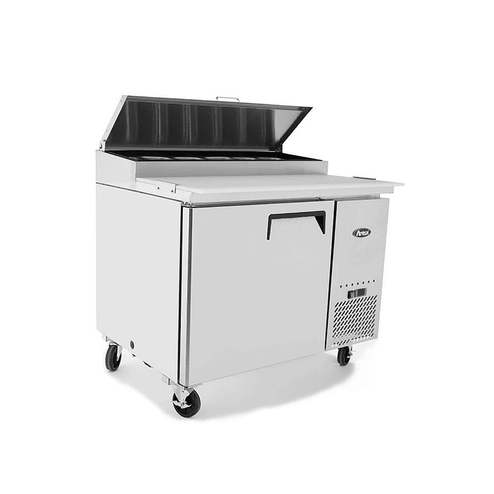 Mesón Pizzero 1 Puerta Acero 275L MPF8201-MPIZ48