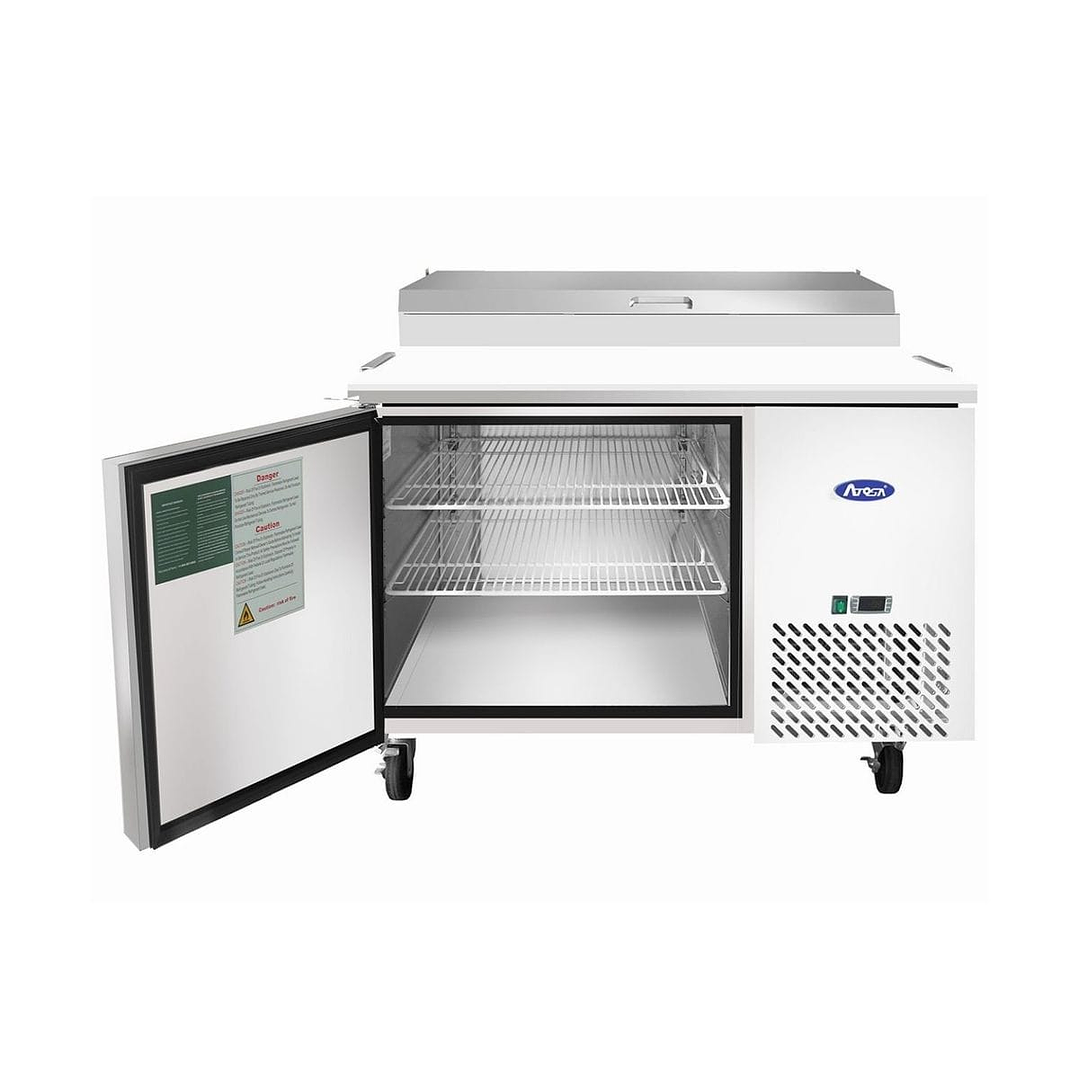 Mesón Pizzero 1 Puerta Acero 275L MPF8201-MPIZ48