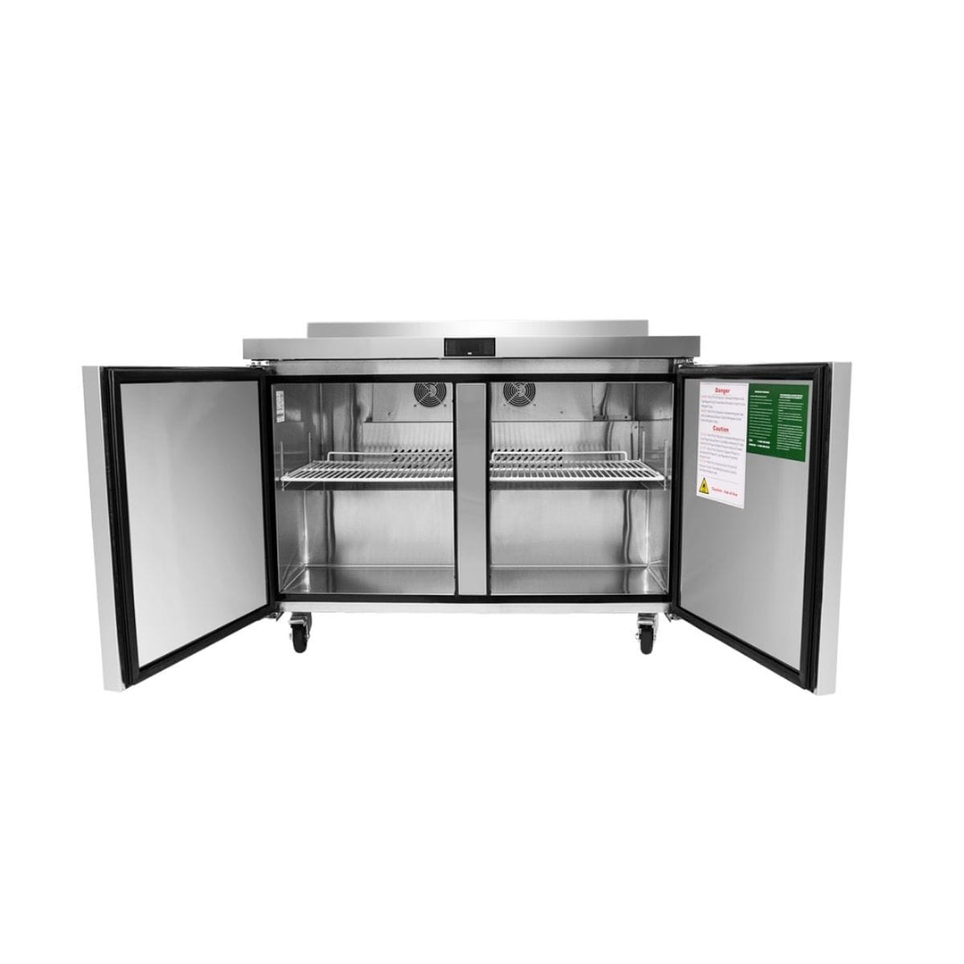 Mesón Freezer 2 Puertas Acero Reforzado 379L MGF8413-MFR48