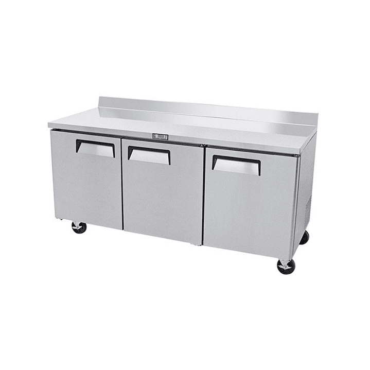 Mesón Refrigerado 3 Puertas Acero Reforzado 598L MGF8411-MRR72