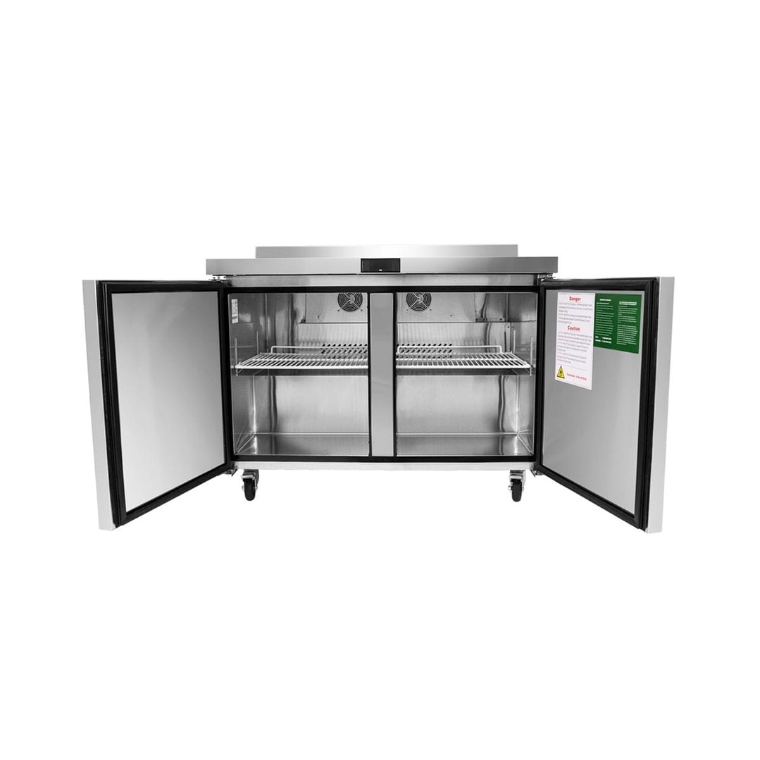 Mesón Refrigerado 2 Puertas Acero Reforzado 487L MGF8410-MRR60