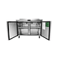 Mesón Refrigerado 2 Puertas Acero Reforzado 487L MGF8410-MRR60