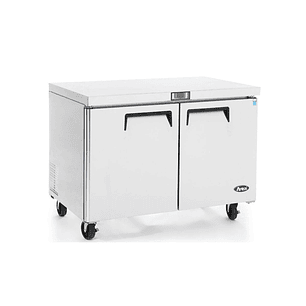 Mesón Refrigerado 2 Puertas Acero 487L MGF8403-MR60