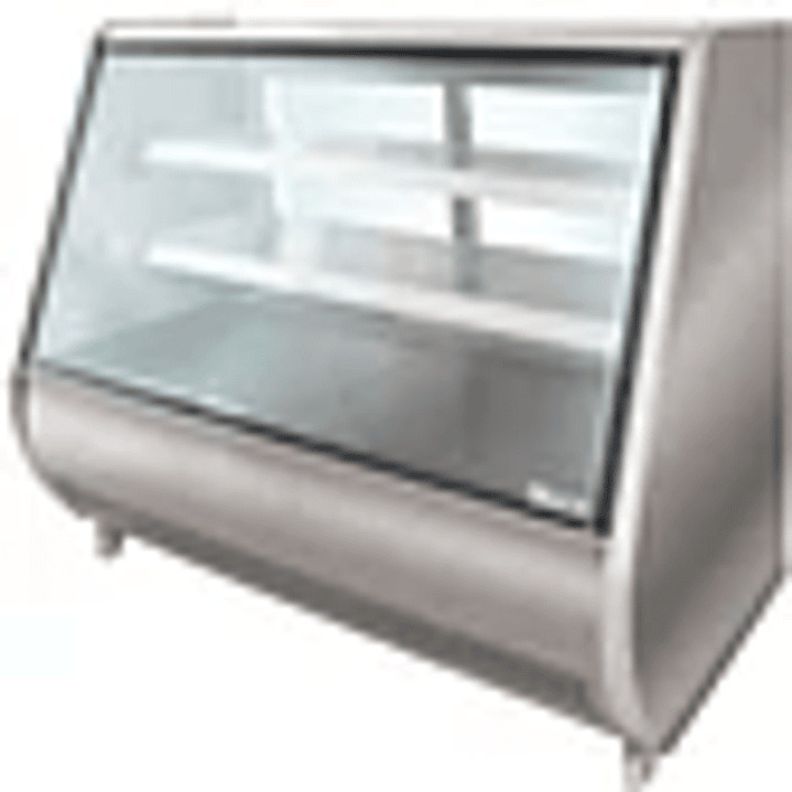 Vitrina Refrigerada Vidrio Curvo Fer-1500 Inox. Ventus 2