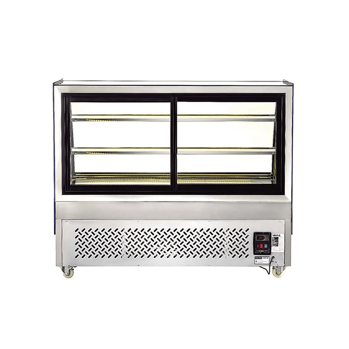 Vitrina Refrigerada Vidrio Curvo Fer-1500 Inox. Ventus 3