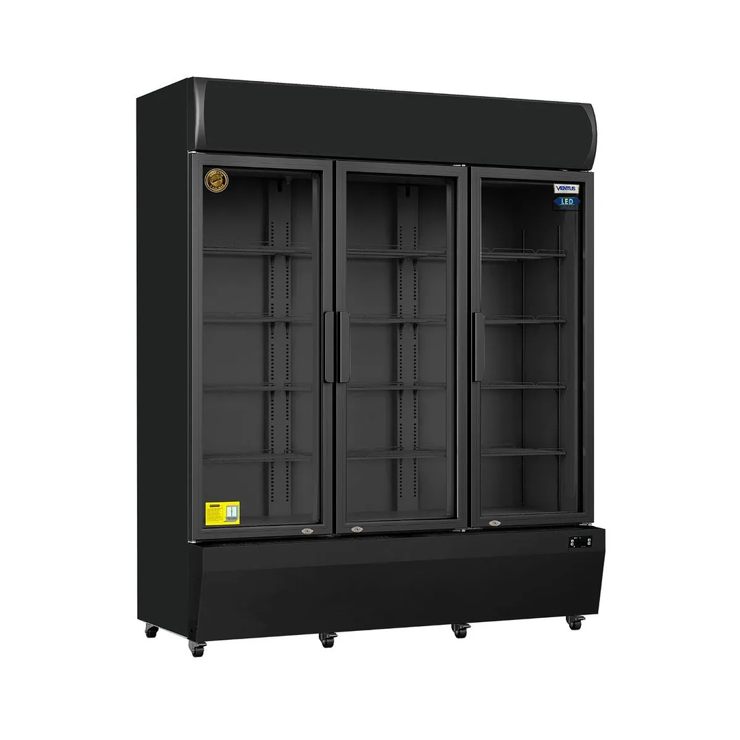 Visicooler 3 Puertas abatibles VC-1200L BLACK Ventus 1