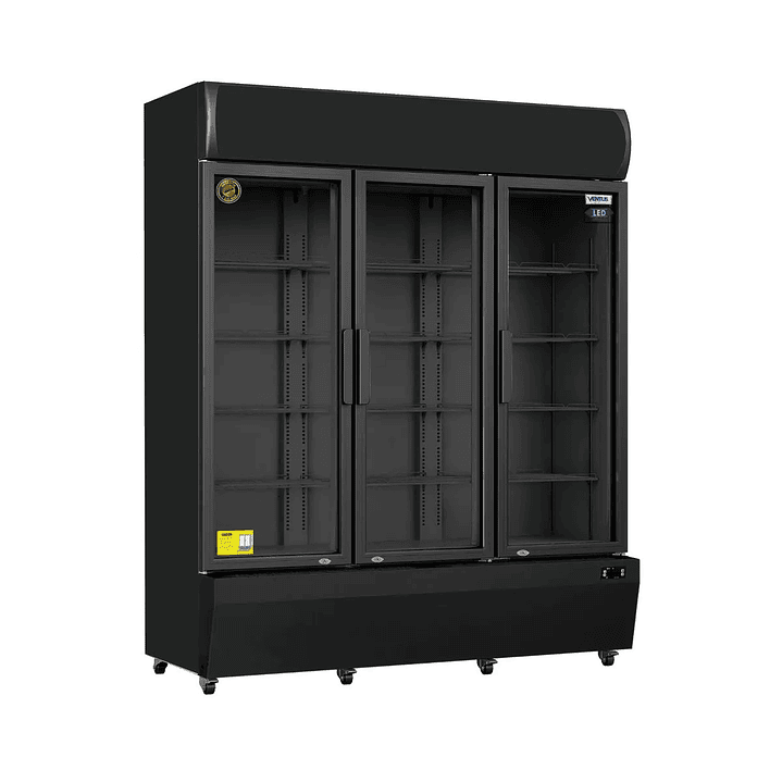 Visicooler 3 Puertas abatibles VC-1200L BLACK Ventus 1