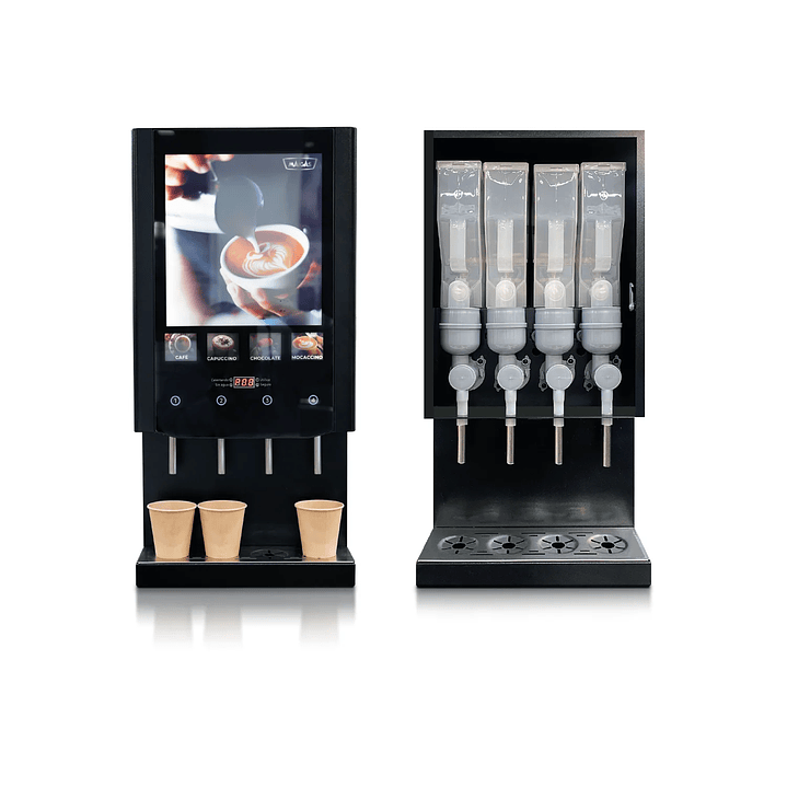 Maquina de Cafe 4 Sabores para mezclas solubles Maigas 3