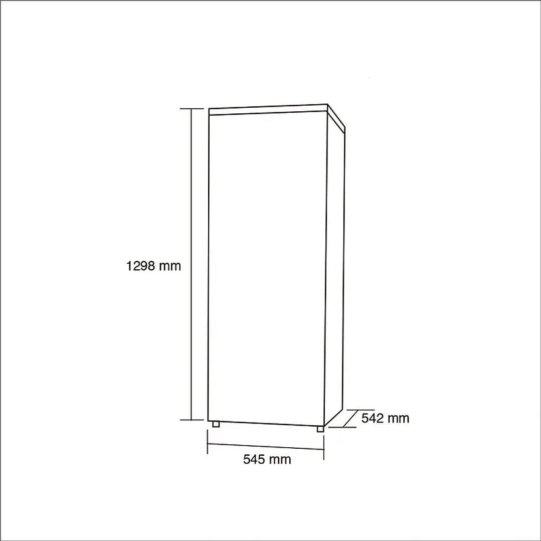 Congelador Verical 6 Gavetas 182 LT. Gris 4