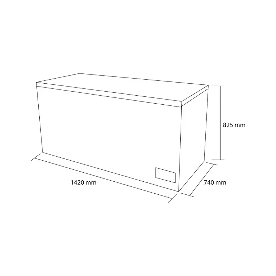 Congeladora Dual Tapa Dura 412 LT. 3
