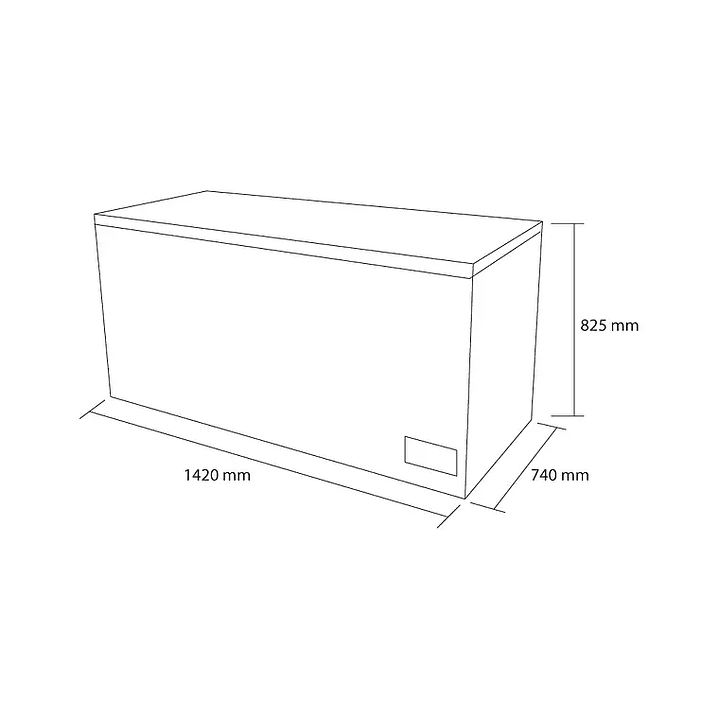 Congeladora Dual Tapa Dura 412 LT. 3