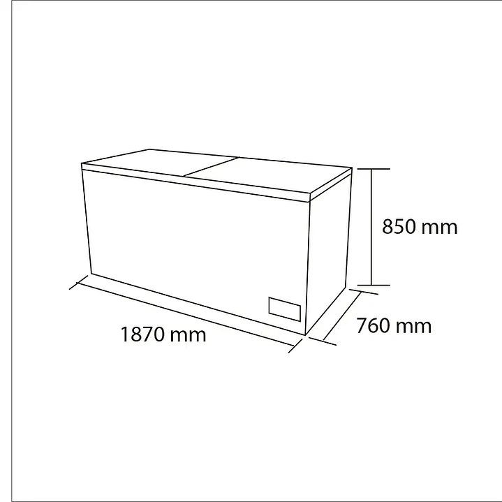 Congelador dual tapa dura 612 LT 3