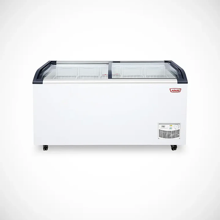 Congelador tapa Vidrio Curvo  520Q Maigas  1
