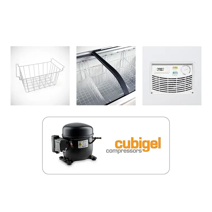 conservadora vidrio curvo Maigas 720 Q 4