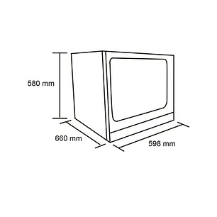Horno Convector Italiano Electrico 4 Bdjs.